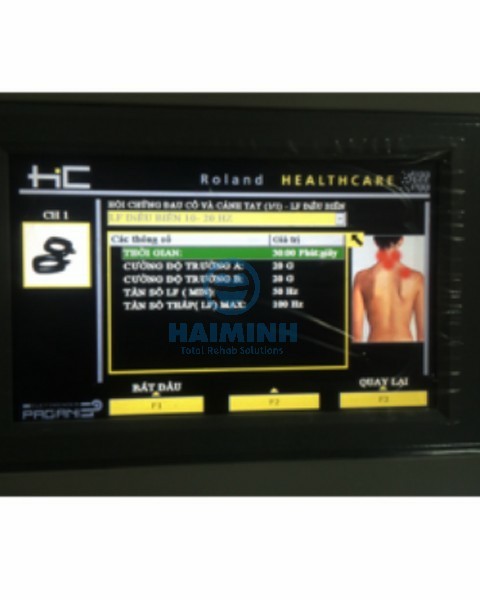 Máy từ trường điều trị toàn thân có phần mềm Tiếng Việt 0